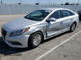 2016 Hyundai Sonata Hybrid SE with VIN KMHE24L11GA009480, listed as a Copart auction lot 54905615 with 71,245 mi miles and Salvage Title. Bid and sale history available at carsss.com. Image 1.
