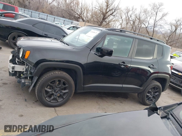 2017 Jeep Renegade Latitude with VIN ZACCJBBB8HPE73414, listed as a IAAI auction lot 41830671 with 105,227 mi miles. Bid and sale history available at carsss.com. Image 15.