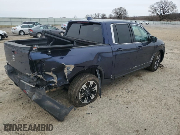 2020 Honda Ridgeline RTL with VIN 5FPYK3F5XLB024000, listed as a Copart auction lot 51298255 with 74,822 mi miles and Non repairable. Bid and sale history available at DreamBid. Image 3.