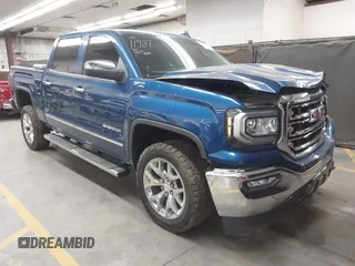 2018 GMC Sierra 1500 SLT with VIN 3GTU2NEC0JG266255, listed as a IAAI auction lot 42427271 with 42,767 mi miles and . Bid and sale history available at DreamBid. Image 1.