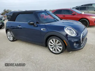 2017 MINI Convertible Cooper with VIN WMWWG5C33H3D00263, listed as a Copart auction lot 75089404 with 0 mi miles and Salvage Title. Bid and sale history available at carsss.com. Image 4.