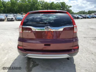 2015 Honda CR-V EX with VIN 2HKRM3H53FH536577, listed as a Copart auction lot 51825685 with 53,766 mi miles and Salvage Title. Bid and sale history available at carsss.com. Image 6.