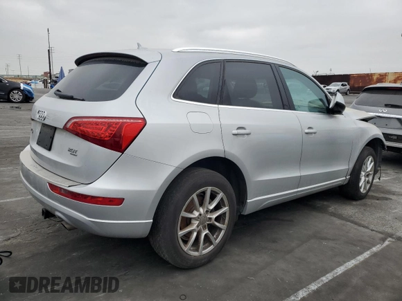 2011 Audi Q5 Premium with VIN WA1CFAFPXBA047825, listed as a Copart auction lot 59582395 with 91,581 mi miles and Salvage title. Bid and sale history available at DreamBid. Image 3.