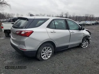 2021 Chevrolet Equinox LS z VIN 3GNAXSEV2MS145675, wystawiony jako Copart lot #52383935 z przebiegiem 55 419 mil mil oraz Szkoda całkowita • Salvage title. Historia ofert i sprzedaży dostępna na DreamBid. Obrazek 3.