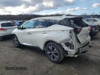 2020 Nissan Murano S with VIN 5N1AZ2AS9LN121232, listed as a Copart auction lot 47212645 with 53,828 mi miles and Salvage Title. Bid and sale history available at DreamBid. Image 2.