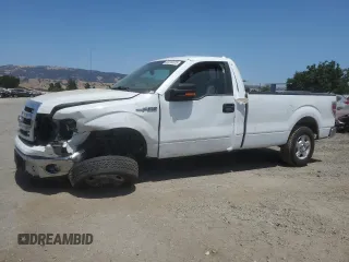2013 Ford F-150 XL with VIN 1FTNF1CF6DKE88505, listed as a Copart auction lot 60310225 with 36,981 mi miles and Salvage title. Bid and sale history available at DreamBid. Image 1.