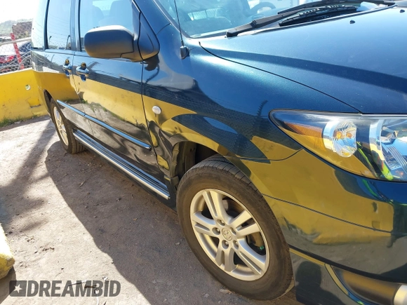 2005 Mazda MPV LX with VIN JM3LW28J250536046, listed as a IAAI auction lot 41770942 with 124,178 mi miles. Bid and sale history available at carsss.com. Image 6.