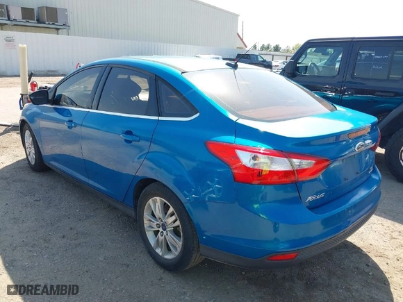 2012 Ford Focus SEL with VIN 1FAHP3H25CL415314, listed as a IAAI auction lot 41849302 with 164,022 mi miles. Bid and sale history available at carsss.com. Image 3.