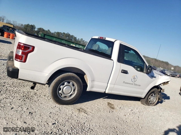 2019 Ford F-150 XL with VIN 1FTMF1CB6KKE68518, listed as a Copart auction lot 47442605 with 84,867 mi miles and Salvage Title. Bid and sale history available at carsss.com. Image 3.