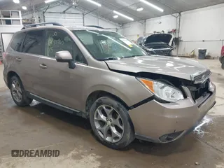 2015 Subaru Forester Touring with VIN JF2SJAUC6FH455446, listed as a IAAI auction lot 42095963 with 152,545 mi miles and . Bid and sale history available at DreamBid. Image 1.