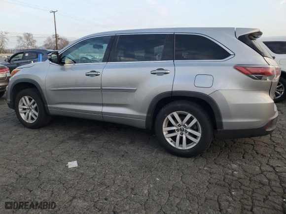 2016 Toyota Highlander LE with VIN 5TDZARFH5GS018989, listed as a Copart auction lot 44059155 with 90,772 mi miles and Salvage Title. Bid and sale history available at carsss.com. Image 2.