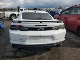 2021 Chevrolet Camaro 2SS with VIN 1G1FH1R70M0102938, listed as a Copart auction lot 78745944 with 19,366 mi miles and Salvage Title. Bid and sale history available at carsss.com. Image 6.