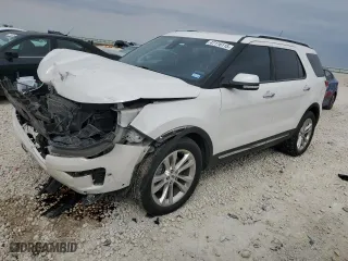 2018 Ford Explorer Limited with VIN 1FM5K7F8XJGC68970, listed as a Copart auction lot 47116115 with 105,759 mi miles and Salvage Title. Bid and sale history available at carsss.com. Image 1.