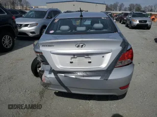 2014 Hyundai Accent GLS with VIN KMHCT4AE7EU638117, listed as a Copart auction lot 49816955 with 189,255 mi miles and Salvage Title. Bid and sale history available at carsss.com. Image 6.