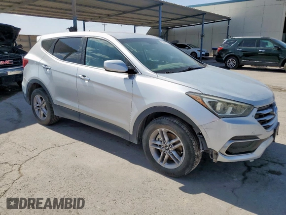 2017 Hyundai Santa Fe 2.4L with VIN 5XYZTDLB4HG449643, listed as a Copart auction lot 60880195 with 153,893 mi miles and Clean title. Bid and sale history available at DreamBid. Image 4.