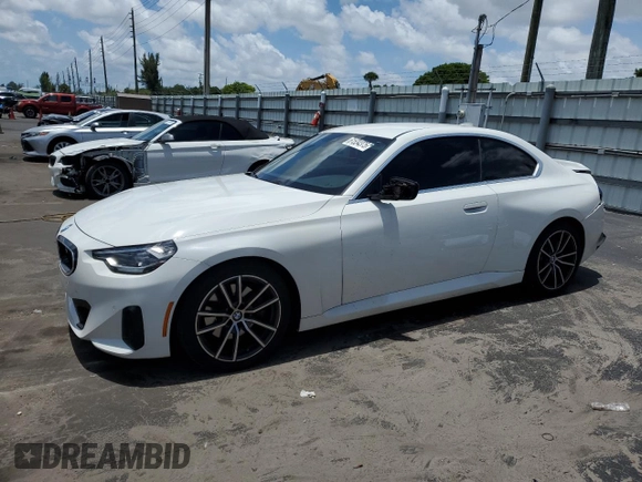 2022 BMW 2 Series 230i with VIN 3MW23CM07N8C54729, listed as a Copart auction lot 61534375 with 40,151 mi miles and Salvage title. Bid and sale history available at DreamBid. Image 1.
