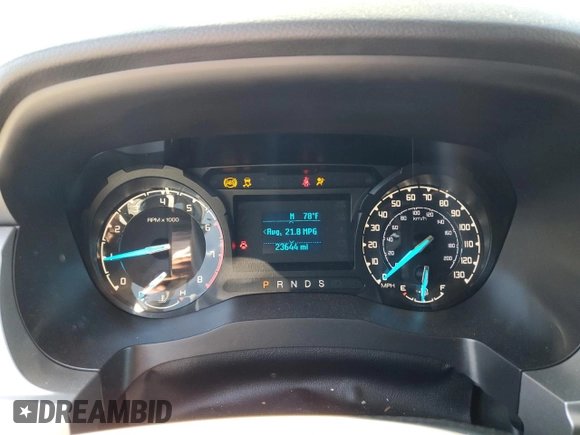 2022 Ford Ranger XL with VIN 1FTER1FH5NLD32553, listed as a Copart auction lot 76031904 with 23,644 mi miles and Salvage Title. Bid and sale history available at DreamBid. Image 9.
