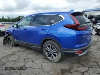 2020 Honda CR-V EX with VIN 7FARW2H50LE014296, listed as a Copart auction lot 61355095 with 40,575 mi miles and Salvage title. Bid and sale history available at DreamBid. Image 2.