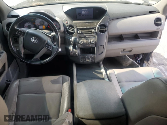2013 Honda Pilot EX-L with VIN 5FNYF3H72DB031357, listed as a Copart auction lot 53745535 with 158,238 mi miles and Salvage title. Bid and sale history available at DreamBid. Image 8.