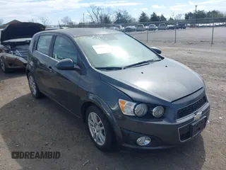 2016 Chevrolet Sonic LT with VIN 1G1JC6SH1G4168081, listed as a IAAI auction lot 41902514 with 82,543 mi miles. Bid and sale history available at carsss.com. Image 1.