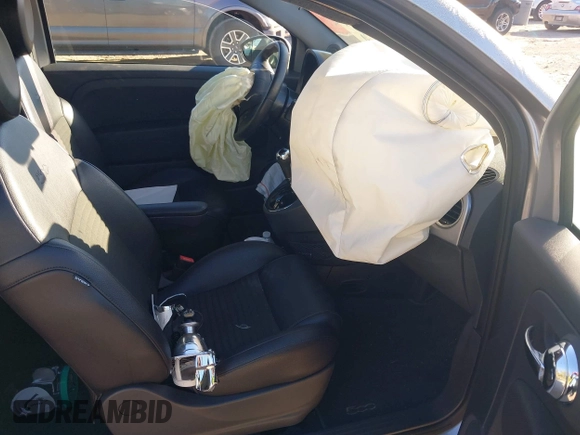 2015 FIAT 500 Sport with VIN 3C3CFFBR9FT676764, listed as a IAAI auction lot 40868571 with 61,936 mi miles and . Bid and sale history available at DreamBid. Image 5.