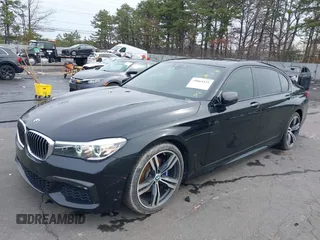 2019 BMW 7 Series 740i with VIN WBA7E2C57KB217973, listed as a IAAI auction lot 39064321 with 54,818 mi miles and . Bid and sale history available at DreamBid. Image 17.