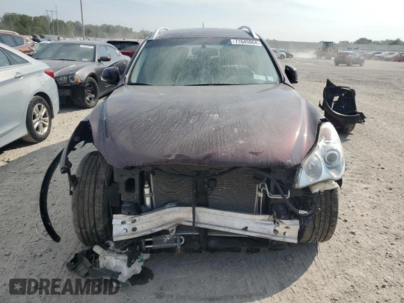 2017 Infiniti QX50 with VIN JN1BJ0RR6HM400773, listed as a Copart auction lot 71645864 with 104,987 mi miles and Salvage Title. Bid and sale history available at carsss.com. Image 5.
