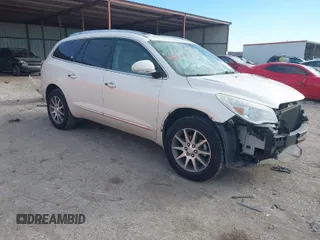 2013 Buick Enclave Leather with VIN 5GAKRCKD6DJ263627, listed as a IAAI auction lot 41629321 with 142,906 mi miles. Bid and sale history available at carsss.com. Image 1.