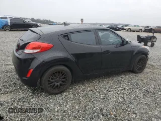 2017 Hyundai Veloster Value Edition with VIN KMHTC6AD4HU322097, listed as a Copart auction lot 47847235 with 64,675 mi miles and Salvage Title. Bid and sale history available at carsss.com. Image 3.