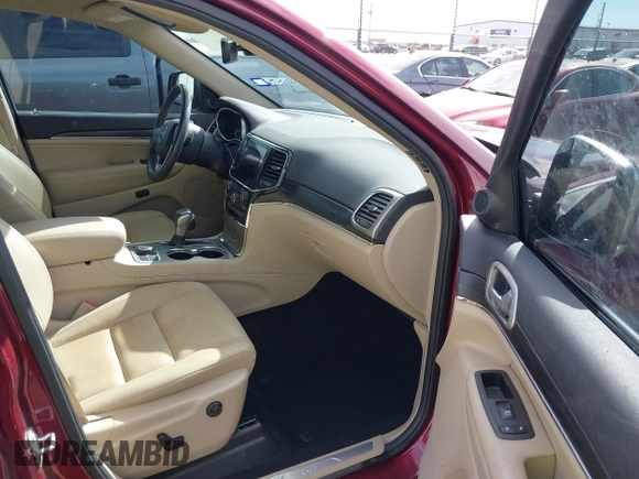 2019 Jeep Grand Cherokee Limited with VIN 1C4RJFBG8KC786522, listed as a IAAI auction lot 41481426 with 33,569 mi miles and . Bid and sale history available at DreamBid. Image 5.