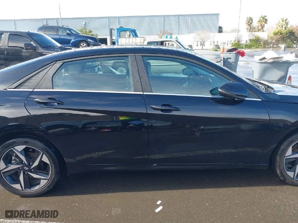 2023 Hyundai Elantra Hybrid Limited with VIN KMHLN4AJ4PU080978, listed as a IAAI auction lot 41772967 with 9,874 mi miles. Bid and sale history available at carsss.com. Image 14.