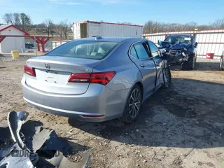 2015 Acura TLX V6 Tech with VIN 19UUB3F5XFA007901, listed as a IAAI auction lot 41477974 with 1 mi miles. Bid and sale history available at carsss.com. Image 4.