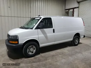 2022 Chevrolet Express Cargo Van with VIN 1GCWGAFP8N1259529, listed as a Copart auction lot 52356835 with 255,960 mi miles and Clean Title. Bid and sale history available at carsss.com. Image 1.
