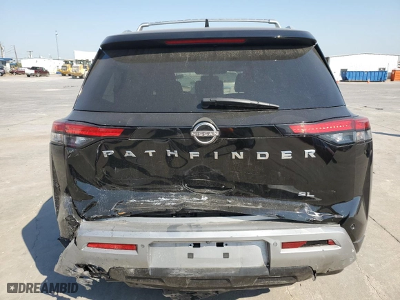2022 Nissan Pathfinder SL with VIN 5N1DR3CA9NC204455, listed as a Copart auction lot 74389134 with 74,360 mi miles and Salvage Title. Bid and sale history available at carsss.com. Image 6.