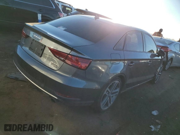 2017 Audi A3 Sedan Premium with VIN WAUB8GFF3H1048939, listed as a Copart auction lot 39968854 with 43,554 mi miles. Bid and sale history available at carsss.com. Image 3.