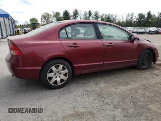 2008 Honda Civic LX with VIN 1HGFA165X8L091015, listed as a Copart auction lot 54551435 with 284,294 mi miles and Clean Title. Bid and sale history available at DreamBid. Image 3.