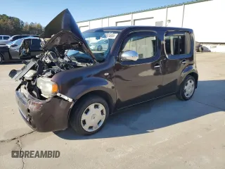 2012 Nissan Cube 1.8 S with VIN JN8AZ2KR8CT254824, listed as a Copart auction lot 83624804 with 103,797 mi miles and Salvage Title. Bid and sale history available at carsss.com. Image 1.
