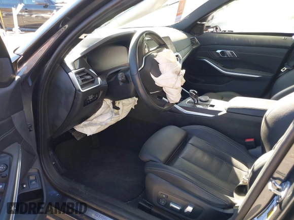 2022 BMW 3 Series 330e with VIN 3MW5P7J05N8C77293, listed as a IAAI auction lot 41322532 with 1 mi miles. Bid and sale history available at carsss.com. Image 5.