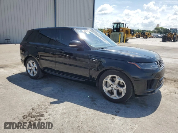 2020 Land Rover Range Rover Sport HSE with VIN SALWR2SUXLA719100, listed as a Copart auction lot 64001465 with 53,837 mi miles and Salvage title. Bid and sale history available at DreamBid. Image 4.