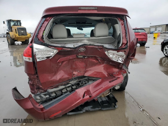 2014 Toyota Sienna XLE with VIN 5TDYK3DC3ES405762, listed as a Copart auction lot 46680635 with 106,094 mi miles and Salvage Title. Bid and sale history available at carsss.com. Image 6.