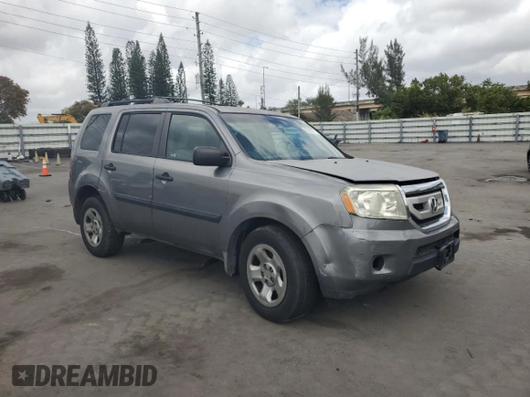 2009 Honda Pilot LX with VIN 5FNYF382X9B028461, listed as a Copart auction lot 52068575 with 189,267 mi miles and Salvage title. Bid and sale history available at DreamBid. Image 4.