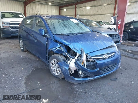 2015 Hyundai Accent GS with VIN KMHCT5AE6FU209512, listed as a IAAI auction lot 41876988 with 111,378 mi miles. Bid and sale history available at carsss.com. Image 1.