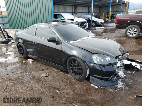 2002 Acura RSX Type S with VIN JH4DC53022C023331, listed as a Copart auction lot 49689175 with 0 mi miles and Salvage Title. Bid and sale history available at carsss.com. Image 4.