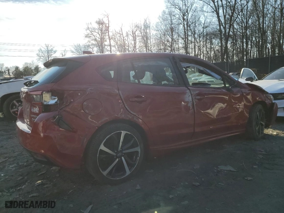 2023 Subaru Impreza Sport with VIN 4S3GTAL6XP3708812, listed as a Copart auction lot 44820995 with 28,345 mi miles and Salvage Title. Bid and sale history available at carsss.com. Image 3.