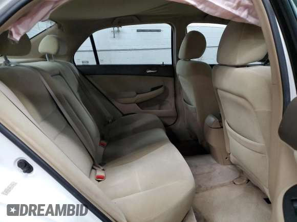 2007 Honda Accord LX with VIN 3HGCM56467G707085, listed as a Copart auction lot 56169445 with 184,254 mi miles and Salvage title. Bid and sale history available at DreamBid. Image 10.