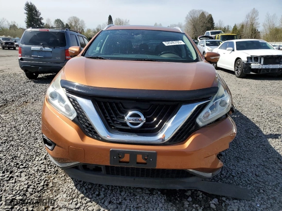 2015 Nissan Murano SL with VIN 5N1AZ2MH3FN235019, listed as a Copart auction lot 52046705 with 142,760 mi miles and Clean Title. Bid and sale history available at carsss.com. Image 5.