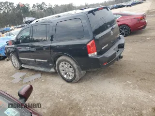 2015 Nissan Armada Platinum z VIN 5N1BA0NF5FN610793, wystawiony jako Copart lot #88765185 z przebiegiem 174 327 mil mil oraz Szkoda całkowita • Salvage title. Historia ofert i sprzedaży dostępna na DreamBid. Obrazek 2.