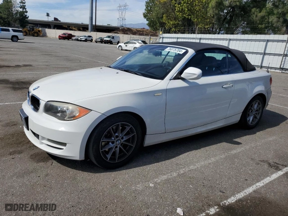 2010 BMW 1 Series 128i with VIN WBAUN1C51AVH81857, listed as a Copart auction lot 76075704 with 119,511 mi miles and Salvage Title. Bid and sale history available at carsss.com. Image 1.