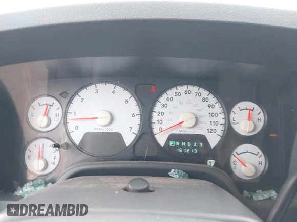 2008 Dodge 1500 SLT with VIN 1D7HU18288J202163, listed as a IAAI auction lot 41386500 with 161,213 mi miles. Bid and sale history available at carsss.com. Image 7.