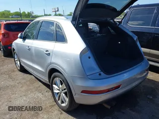 2017 Audi Q3 Premium with VIN WA1ECCFSXHR002623, listed as a IAAI auction lot 42077132 with 118,511 mi miles and . Bid and sale history available at DreamBid. Image 3.